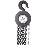 Chain hoist 6600lbs 3T capacity 10ft wIth 2 heavy duty hooks,Manual chain hoist steel W46557615