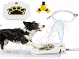 Dog Water Fountain Outdoor,No Electricity Step-On Activated Pet Sprinkler,Paw-Controlled Drinking 29536992