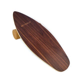 Surf-Inspired Wooden Balance Board with Wheel Enhance Core Strength, Stability, and Fun for 87767321