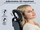 Blue Color Blocking Office Chair with 2D Adjustable Headrest, Ergonomic High-Back Desk Chair 330 lbs 26628182