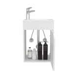 Hudson Vanity Sink, Bathroom, White B092P329249