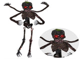 6ft Sound-Activated Halloween Skeleton - Flashing Red Eyes, Spooky Sounds, 4 Poseable Arms Extra 04271762