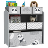 ZNTS Grey toy organizer with storage box 57415544