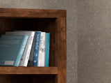 64 inch high Bookcase, No Assembly Required, Whiskey Finish B108P160197