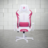 ZNTS Techni Sport TSF72 Echo Gaming Chair - White with Pink B031135061