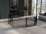 200" Adjustable Safety 8 Panels Play Yard Metal Doorways Fireplace Fence Christmas Tree Fence W206P150113