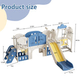 Toddler Slide, Kids Slide for Toddlers Age 1-4, 11in 1 Baby Slide Outdoor Indoor Playground with W509P227265