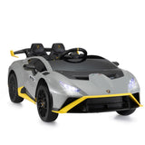 ZNTS 24V Battery Powered Ride On Car for Kids, Licensed Lamborghini, Remote Control Toy Vehicle with W2181P149201