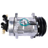 ZNTS New Air Conditioning Compressor TM16 Shuttle Bus 12V with 2 Grooves Z0006398A 47510648