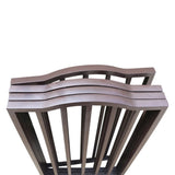 Pet Gate - Dog Gate for Doorways, Stairs or House - Freestanding, Folding, brown, Arc Wooden W49530789