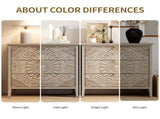 Single 3 Drawer Cabinet, American Furniture, Suitable for Bedroom, Living Room, Study W688P143785