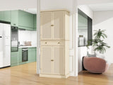 ZNTS 4 Door Cabinet with 1 Drawer, with 4 Adjustable Inner Shelves, Storage Cabinet W68894703