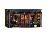 MUSIC PARK 3d wooden puzzle for adults Golden Ratio book nook with lights model kit dollhouse DIY 13849941