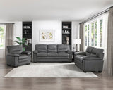 Modern Sleek Design Living Room Furniture 1pc Chair Dark Gray Fabric Upholstered Comfortable Plush B01167252