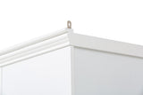 78.75'' Tall Display Shelves with 5 Colors Adjustable LED Ceiling Light, Retro-style Bookcases with N845P263122W