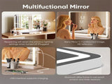 22-inch 32-inch LED Illuminated Mirror with Built-in lights, Small Smart Touch-Controlled 95734014