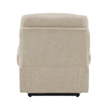 Light Grey Power Lift Recliner with Heating and Massage B062P215446
