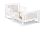 Connelly Reversible Panel Toddler Bed White/Rockport Gray B02257228