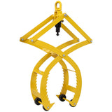 Automatic Grip and Release Log Tongs, 360&deg Swivel Lifting Tongs with 4 Claws 21" Open, 3300 LBS W465P271465