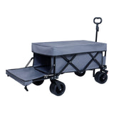 Foldable Wagon with Extended Tailgate, Waterproof Dustproof UV Resistant Wagon Rain Covers, Heavy W321P269239