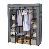 Portable Closet Organizer Storage, Wardrobe Closet with Non-Woven Fabric 14 Shelves, Easy to 59619939