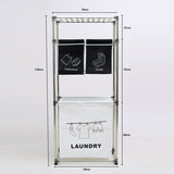 Laundry Hamper 3 Tier Laundry Sorter with 4 Removable Bags for Organizing Clothes, Laundry, Lights, 71355225