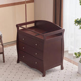 Brown painted surface MDF three-layer drawer 90.5*58*92cm children's wooden bed with safety belt and 36996880