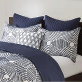King/Cal King Cotton Jacquard Duvet Cover Set B035129132