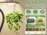 Plant Stand Indoor with Grow Light, 9 Tiered 63" Tall Indoor Plant Shelves for Multiple Plants, W3101P314624