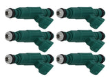Top Feed Fuel Injector Set 6PC fit for Kia Rio5 1.6L L4 2006-2010 FJ660 62544674