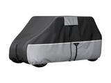 Full Coverage Golf Cart Cover 420D Waterproof Oxford Fabric 22/4 Passenger with Three Zipper 72319873