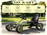 Green Adjustable Seat Pedal Go Kart Kids Ride On for Outdoor Lawn Activity 3-6 Year Old 01530856