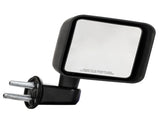 Manual Mirrors Black Left Right Side Pair For 2007-2017 Jeep Wrangler 28928984
