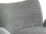360&deg Swivel Chair Accent Chair 32.48-inch chenille fabric upholstered sofa, suitable for living W2901P463495