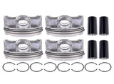 4Pcs Piston Kit w/ring Replacement for Dodge Hornet Jeep WranglerJL Compass Grand Cherokee WL 2.0T 74477943