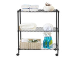 Chrome 3-Tier Shelving All-Purpose Utility Cart 43951532