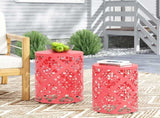 Metal S/2 end table 73604.00DCRL