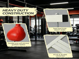 2-in-1 Heavy Duty Punching Stand Adjustable Height Freestanding Rack with Weighted Base & Speed 08800119