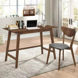 Walnut 2-Piece Writing Desk Set B062P153671