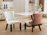 A&A Furniture,Nikki Collection Modern, High-end Tufted Solid Wood Contemporary PU and Velvet W1143P357046