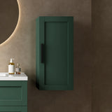 JOVI 14" Wall-Mounted Floating Bathroom Vanity Side Cabinet with a Door and a Shelf, W2615P227356