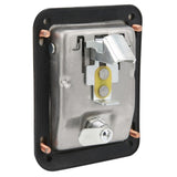 Paddle Latch 304 Stainless Steel Handle Lock Keys Kit for Unit Construction Machinery 25128867