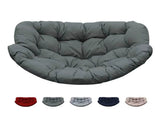 6.3" Outdoor Rocking Chair Cushion Waterproof & Fade-Resistant Egg Lounge Chair Pad with 6 29677756