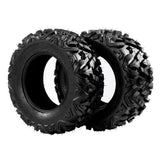 ZNTS Complete Set of 4 All Terrain ATV UTV Tires 25x8-12 Front & 25x10-12 Rear 6PR Tubeless 87563144