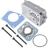 Truck Air Brake Compressor Cylinder Head Silver with Valves Fit for Mercedes-Benz 0011301215 04121116