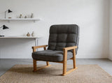 Modern adjustable lounge chair, with adjustable seat height and three-level lumbar angle adjustment, W244P459660