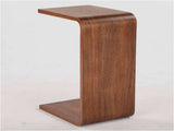 C-Shape End Table, Walnut Brown 37659653