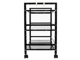 Widen 3 Tiers Multi-functional Storage Cart Black 09550245
