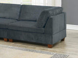 1pc Corner wedge Grey Chenille Fabric Modular Corner wedge Sofa Living Room Furniture B011106630