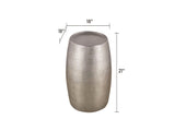 ET501 Modern Contemporary Aluminum material 21" Height End Table, Side Table with Glossy Hand B009P298419